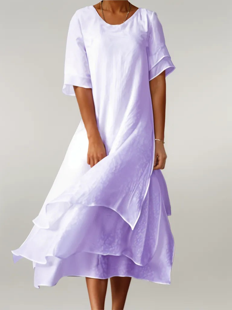 Lyana - Elegant Long Cotton Dress
