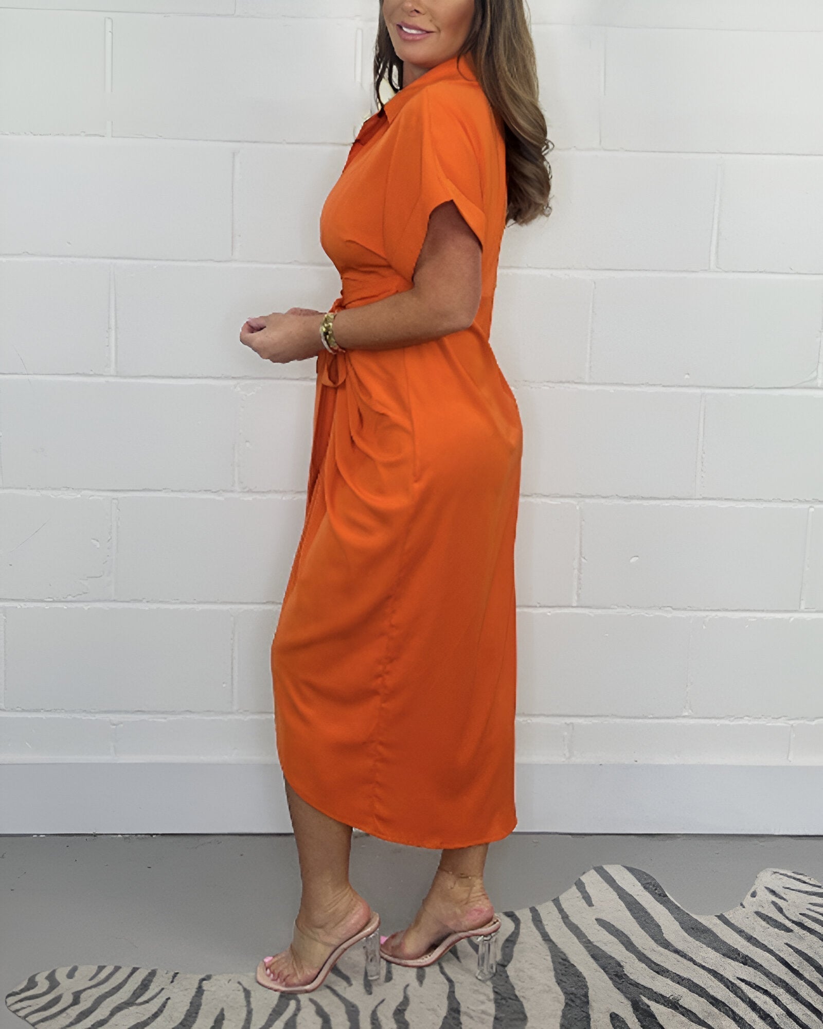 Nirella - Elegant pleated dress