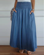 DANSA - COMFY PANTS WITH ELASTIC WAIST