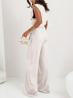 Faylira - Elegant Sleeveless Top and Pants Set