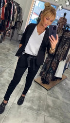 Rosindra - Two-piece set with flowing jacket and comfortable jogging pants