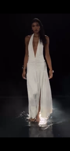 Julissa - Long Backless Dress - Elegant Seduction in Every Step