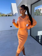 Alexis - Casual Sweatshirt Dress Set