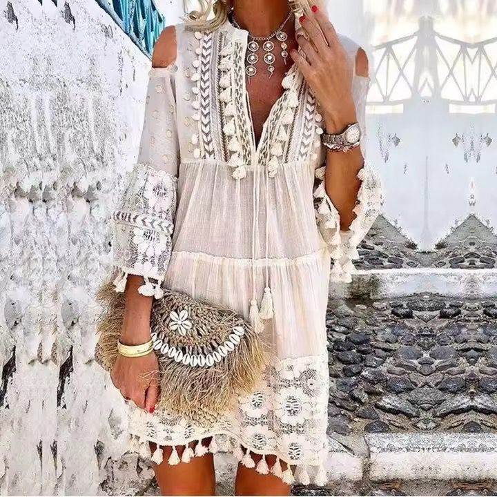 Sorelle - Elegant and Handcrafted Corfu Dress
