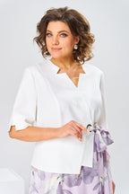 Adelisa - High Quality Cotton and Silk Dress for Natural Elegance