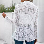Félicie - Elegance in Lace Lightweight and Chic Blazer