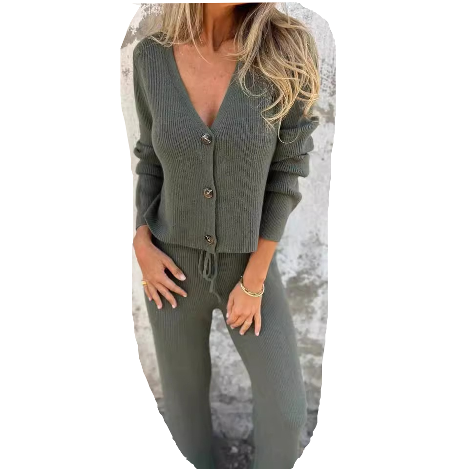 Ilse - Women's Elegant Cardigan &amp; Pants Set
