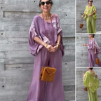 Régine - 2 Piece Loose Printed Chiffon Set