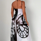 Kassara Women's Butterfly Print Swimsuit Cover Up